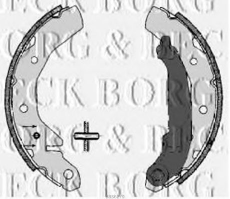BBS6270 Set saboti frana BORG & BECK 