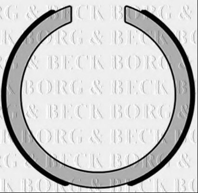 BBS6486 Set saboti frana BORG & BECK 