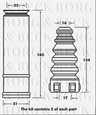 chit protectie praf,amortizor