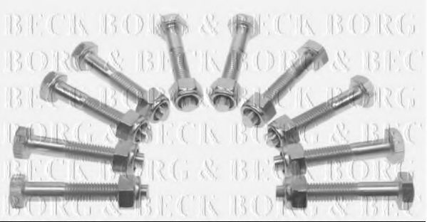 BSK6851 Bolturi fixare, brat suspensie BORG & BECK 