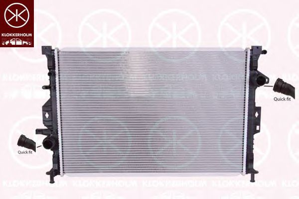 2556302425 Radiator, racire motor KLOKKERHOLM 