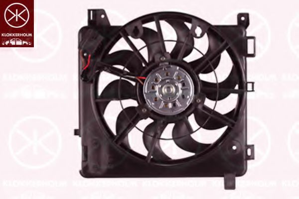 50522601 Ventilator, radiator KLOKKERHOLM 