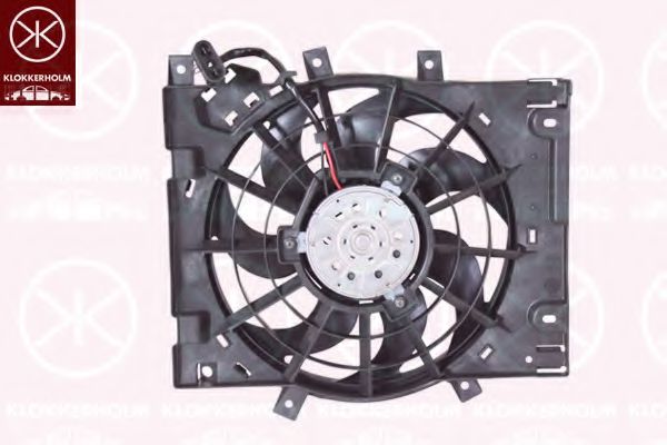50522602 Ventilator, radiator KLOKKERHOLM 