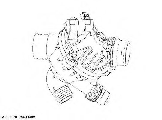 410766.103D0 termostat,lichid racire WAHLER 