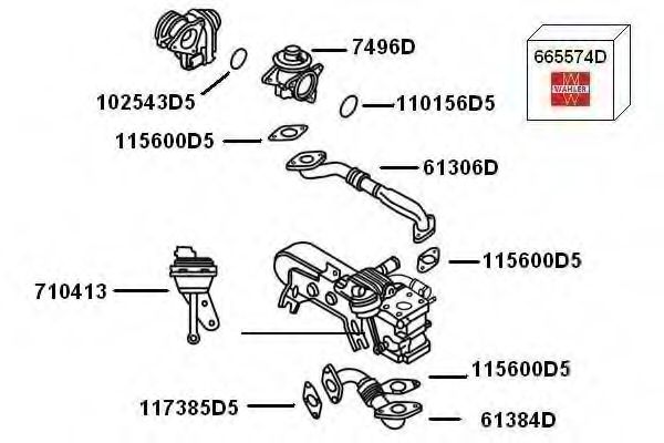 supapa de control vacuum,EGR 3