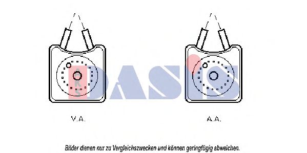 046110N Radiator ulei, ulei motor AKS DASIS 