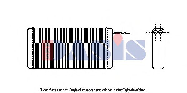 049140N Schimbator caldura, incalzire habitaclu AKS DASIS 