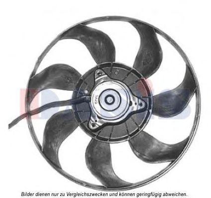 068040N Ventilator, radiator AKS DASIS 