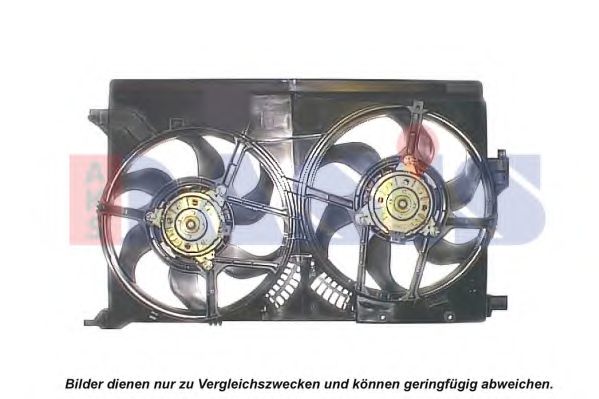 088152N Ventilator, radiator AKS DASIS 