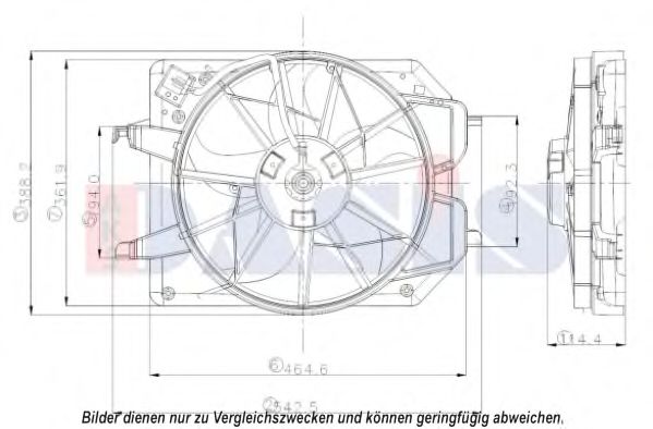 Ventilator, radiator