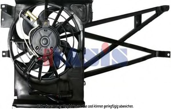 158063N Ventilator, radiator AKS DASIS 