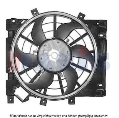 158087N Ventilator, radiator AKS DASIS 