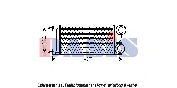 167009N Intercooler, compresor AKS DASIS 