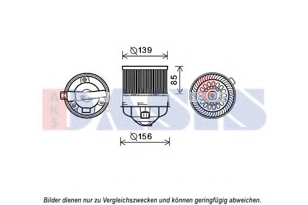 168055N Ventilator, habitaclu AKS DASIS 