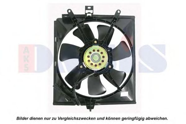 228040N Ventilator, radiator AKS DASIS 