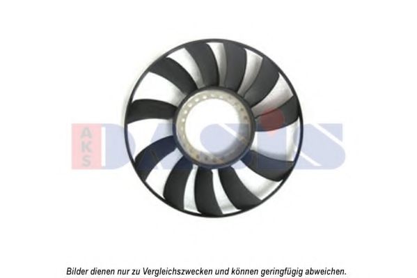 488000N Paleta ventilator, racire motor AKS DASIS 