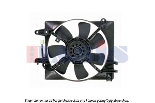 528008N Ventilator, radiator AKS DASIS 