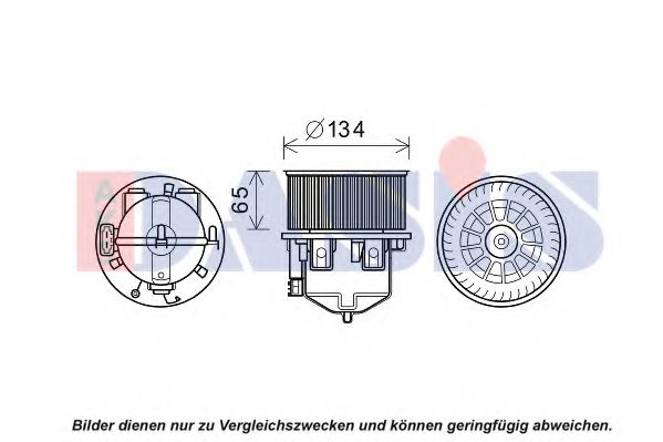 528057N Ventilator, habitaclu AKS DASIS 