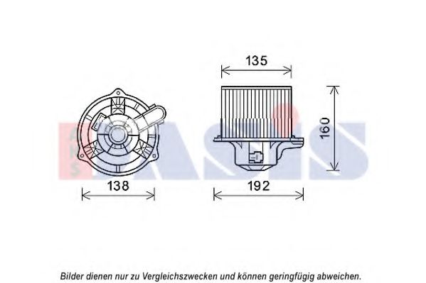 568042N Ventilator, habitaclu AKS DASIS 