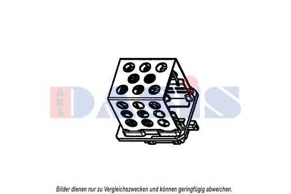 700100N Rezistor, ventilator habitaclu AKS DASIS 