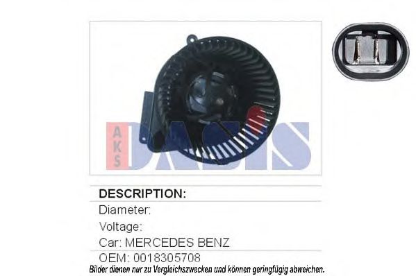 730054N Ventilator, habitaclu AKS DASIS 
