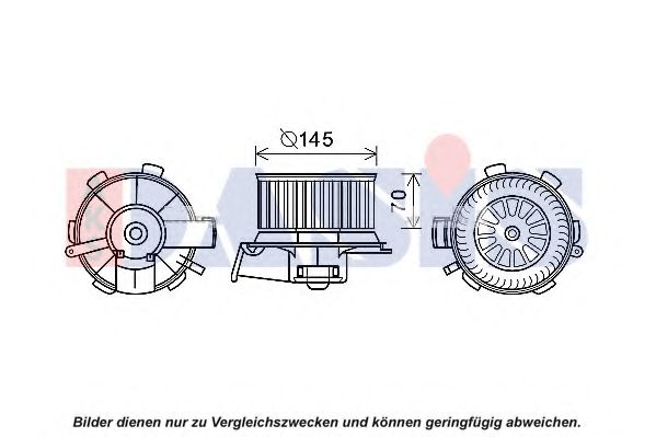 740487N Ventilator, habitaclu AKS DASIS 