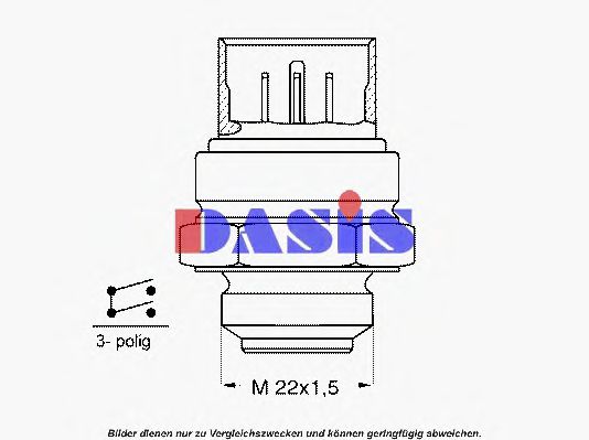 Comutator temperatura, ventilator radiator